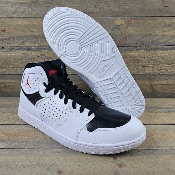 Nike Jordan Access Men's High Top Shoes White,Gym-Red,Black - Picture 10 of 10